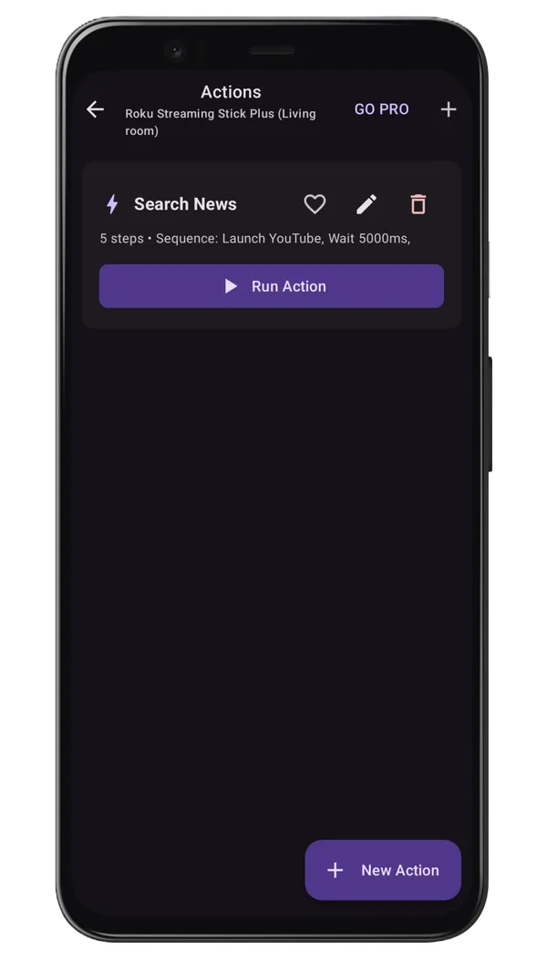 Aruk: TV Remote App Quick Actions