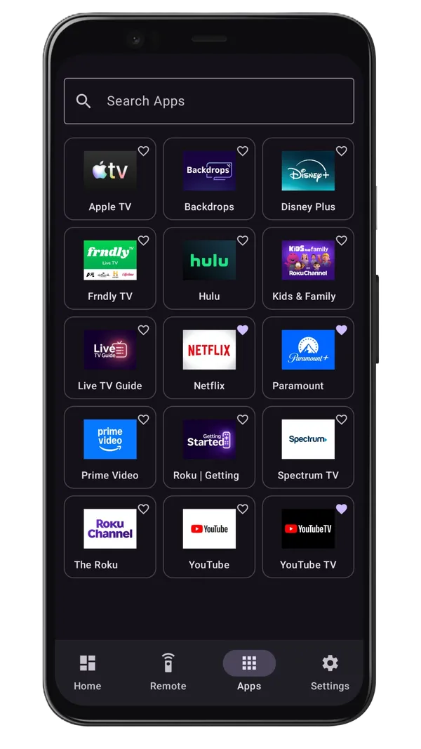 Aruk: TV Remote App shortcuts - Quick Access to Favorite Apps